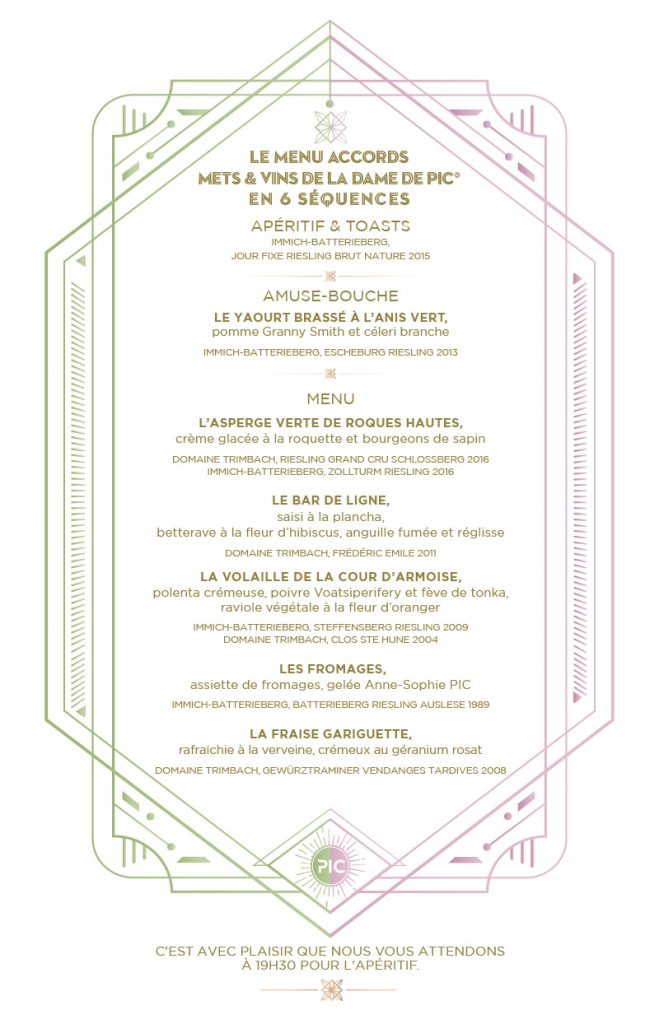 menu etoiles du vin