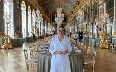 Anne-Sophie Pic at the “Château de Versailles”