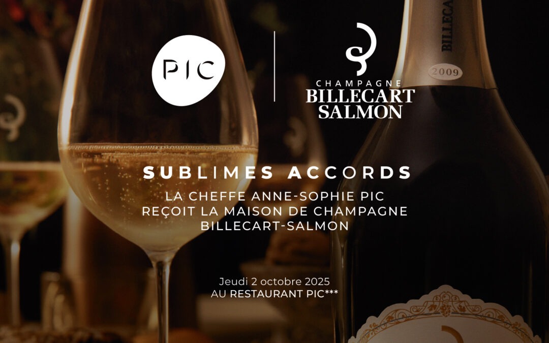 2 octobre : Sublimes Accords, Anne-Sophie Pic reçoit la Maison Billecart-Salmon