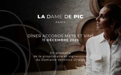 11 Décembre : Dîner vigneron à La Dame de Pic Paris avec le Domaine Verónica Ortega